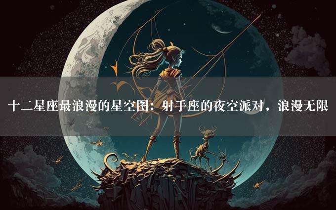 十二星座最浪漫的星空图：射手座的夜空派对，浪漫无限