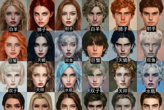 12星座脸型特征分析：独特之处与吸引力