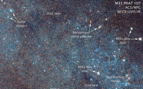 仙女座星系：地球最近的大型星系和未来的银河系碰撞